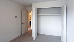 Trenton apartment for rent - an empty bedroom with an open closet door