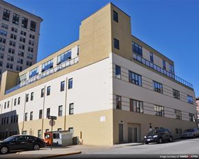 Baltimore apartment for rent - a view of the building from the street