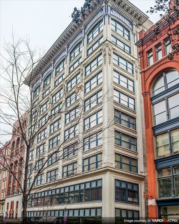 Pittsburgh apartment for rent - a tall building with a lot of windows on it
