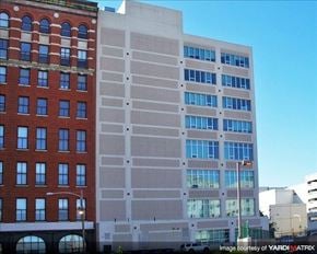 Philadelphia apartment for rent - a tall building with many windows in front of it