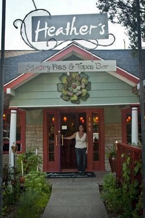 Basalt apartment for rent - A woman stands in the doorway of Heather's Bakery and Tapas Bar.