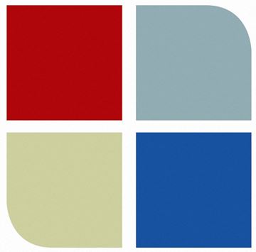 Raleigh apartment for rent - Four different colored squares are displayed.