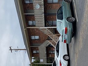 Winston Salem apartment for rent - a car parked on the side of a building