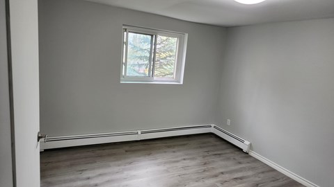 Floor plan for 1 bed, 1 bath, 550 sqft