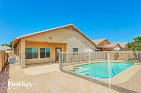 San Tan Valley house for rent - A house with a pool in the backyard.