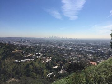 Los Angeles apartment for rent - a view of the city from a hill
