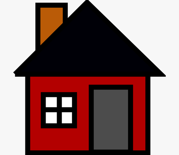 Indianapolis house for rent - a small red house with a black roof
