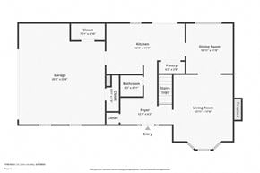 Lawrenceville house for rent - a floor plan of a home showing the bedrooms and baths