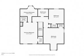 Lawrenceville house for rent - a floor plan for a home with bedrooms and baths