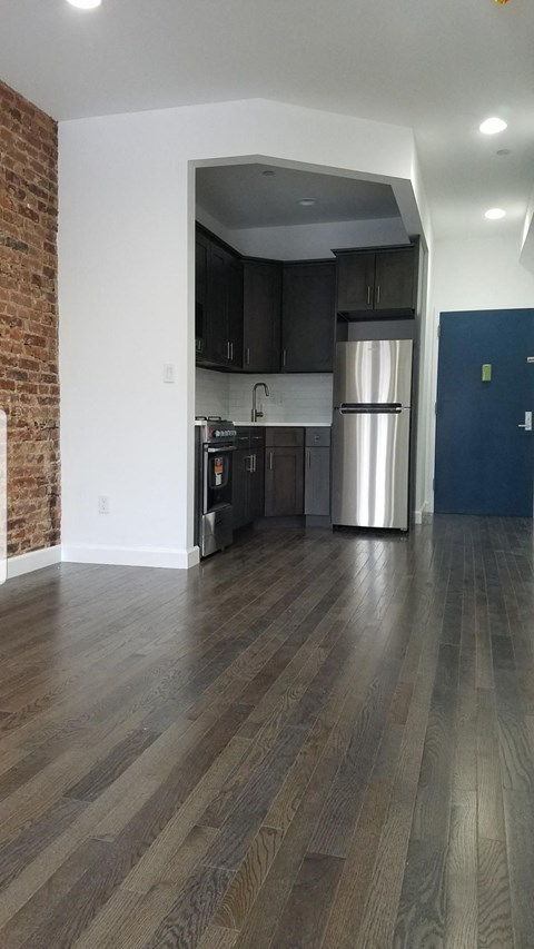 Floor plan for 2 beds, 1 bath
