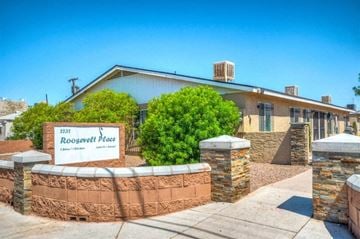 Phoenix apartment for rent - a building with a sign in front of it