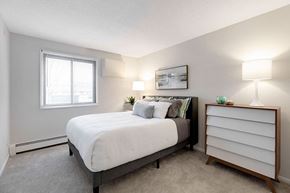 Maple Grove apartment for rent - Bedroom with Queen bed and dresser