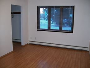 Fairbanks apartment for rent - A room with a window and a door.