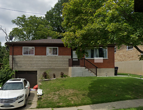Cincinnati house for rent - a house with a car parked in front of it