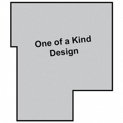 Floor plan for 1 bed, 1 bath, 809 sqft