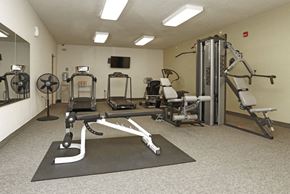 Mankato apartment for rent - the gym at the apartments for rent