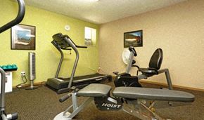Sauk Rapids apartment for rent - the gym is equipped with a lot of exercise equipment
