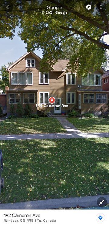 Windsor apartment for rent - a picture of a house with a sign on it