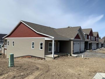 Penn Yan apartment for rent - a group of houses in the process of being remodeled