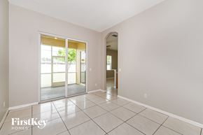 Lehigh Acres house for rent - the living room and dining room are spacious and open to the patio