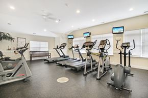 Toms River apartment for rent - the gym has plenty of cardio equipment and flat screen tv