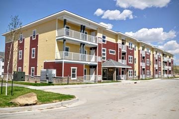 Watford City apartment for rent - a building with a street in front of it