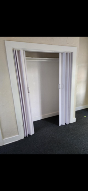 Los Angeles apartment for rent - A white door with a glass window is open.