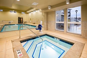 Indoor salt water pool & spa