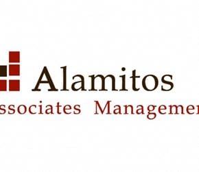 Brea apartment for rent - A logo with the name Alamitos Associates Management.