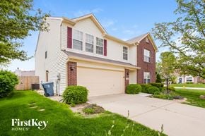 Indianapolis house for rent - A two-story house with a garage is for sale by FirstKey Homes.