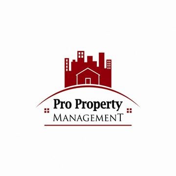Loveland house for rent - A logo for Pro Property Management featuring a stylized cityscape.