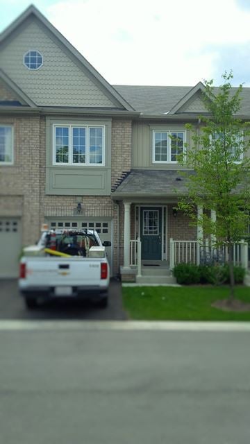 Guelph apartment for rent - a police car parked in front of a house