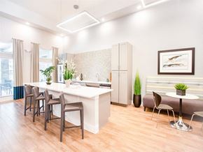 Spring Hill apartment for rent - a kitchen and dining area with a table and chairs