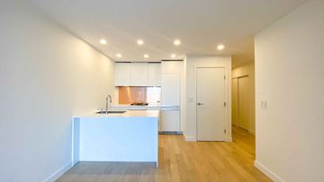 Vancouver apartment for rent - A kitchen with a sink and a countertop.