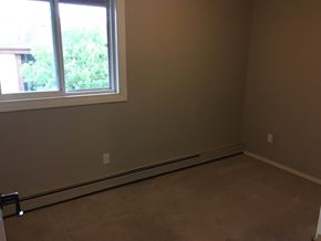 Prince Albert house for rent - an empty room with a large window in it