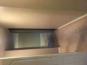 Prince Albert house for rent - a view of the top of the closet with the door open