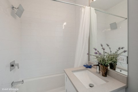 Floor plan for 2 beds, 2 baths, 1350 sqft