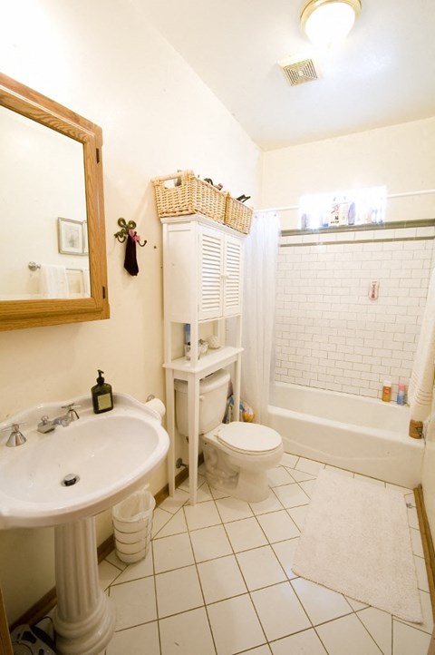 Floor plan for 3 beds, 2 baths