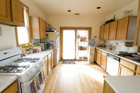 Floor plan for 3 beds, 2 baths