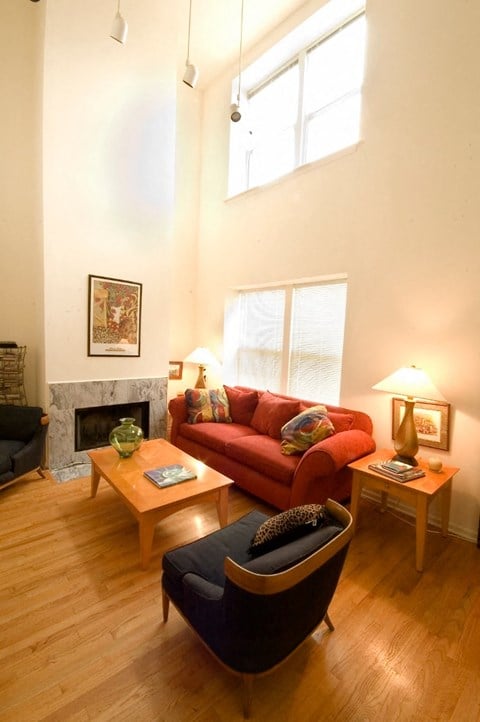 Floor plan for 2 beds, 1.5 baths