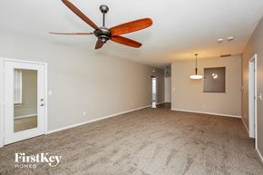 Noblesville house for rent - the living room and dining room are spacious and clean