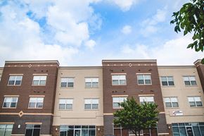 Ames apartment for rent - the front of a building with the sky in the background