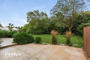 Morrow house for rent - A well-manicured garden with a variety of plants and trees.