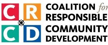 Los Angeles apartment for rent - the logos of the and coalition for responsive community development