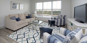 Wareham apartment for rent - a living room with a couch and a television