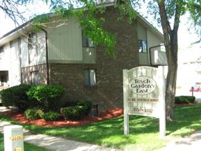 St Francis apartment for rent - a building with a sign in front of it