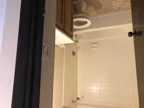 St Francis apartment for rent - a bathroom with a sink and a toilet in it