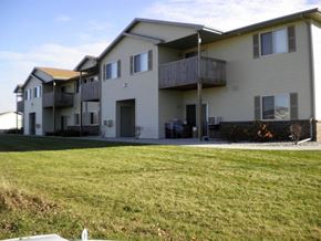Sheboygan Falls apartment for rent - an apartment building with a yard in front of it