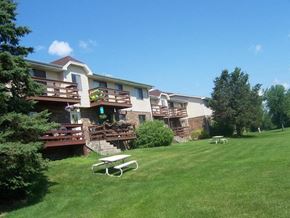 Saukville apartment for rent - a house with a yard with a picnic table