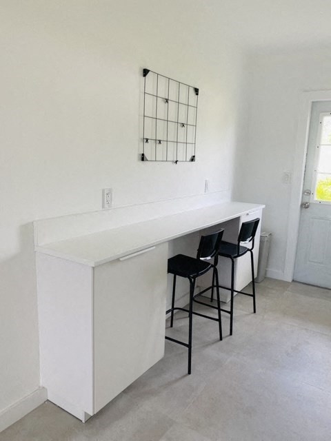 Floor plan for 1 bed, 1 bath